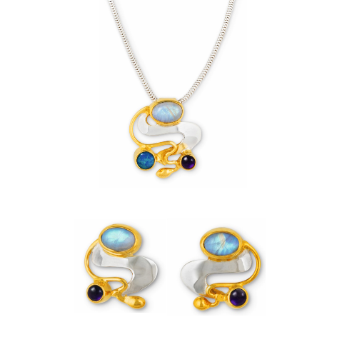 Schmuckset "Les Lumières de Monet"