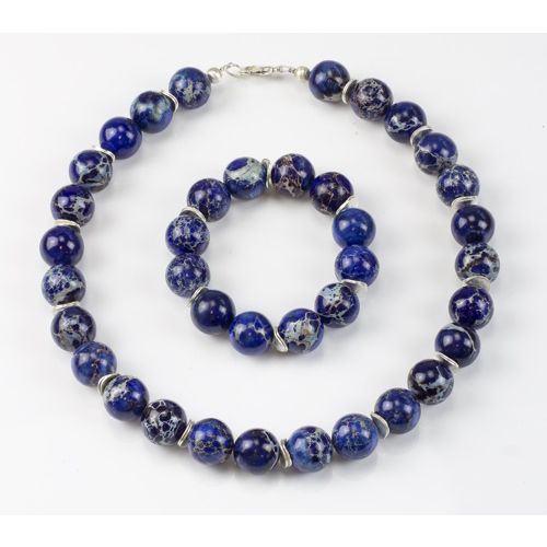 Perlencollier "Hora Azul"