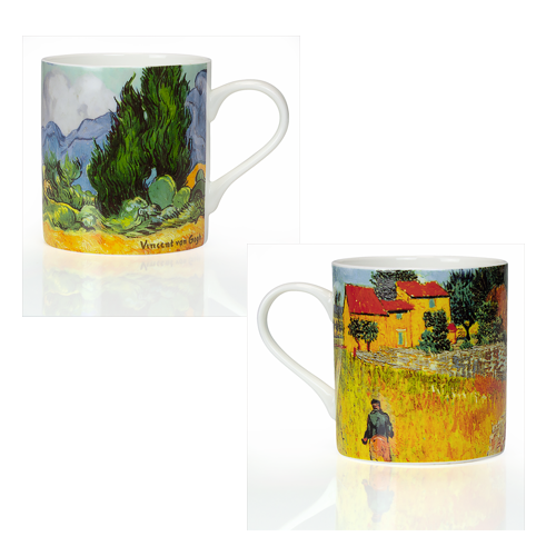 Vincent van Gogh: 2 Becher "Provence" im Set, Porzellan