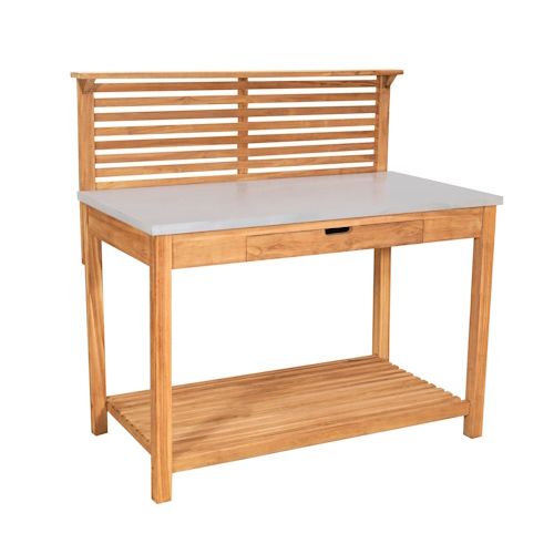 Pflanztisch Teak mit Schublade  (BL26009) 