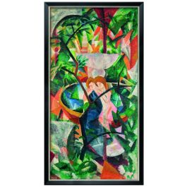 AUGUSTMACKE水彩画Kinder am Gemüseladen 1913 August Macke: Kinder am Gemüseladen I. Kunstdruck