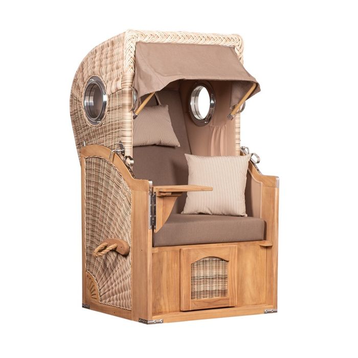 Produktbild zum Produkt 'Strandkorb Düne Single Bullauge | Komplettset'